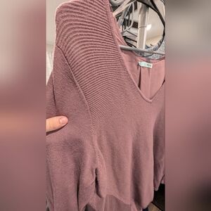 Maurices Dusty Rose V-Neck Top